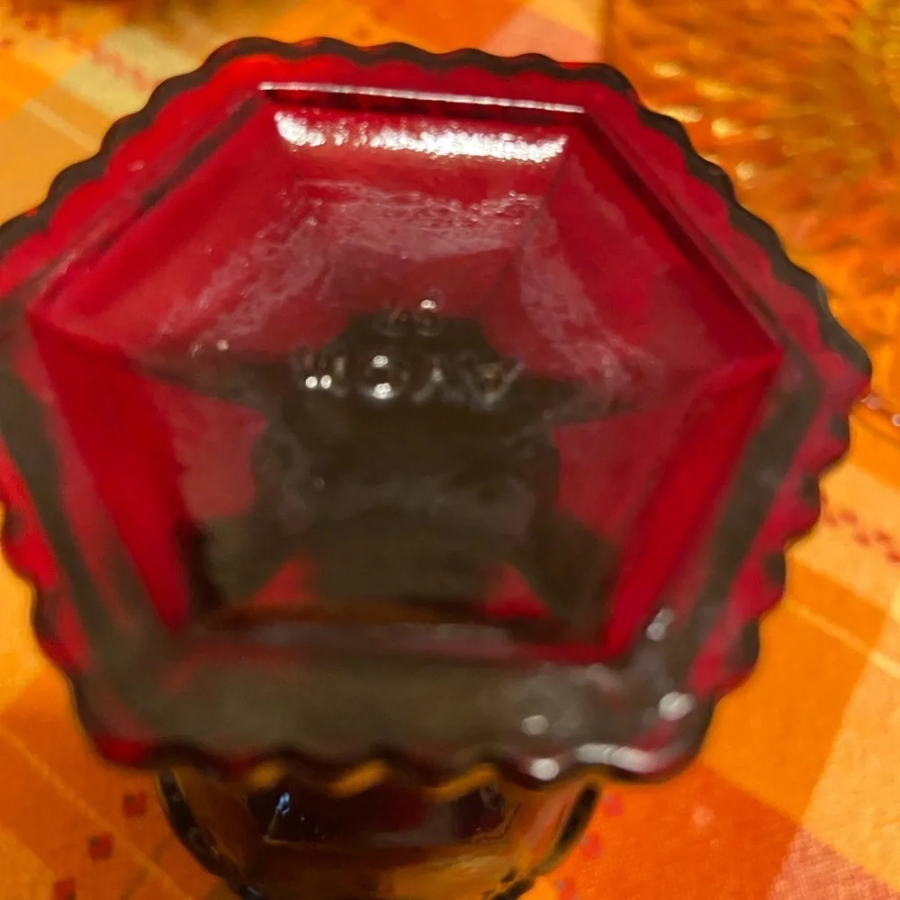 Vintage Avon Cape Cod Ruby Red 4 1/2